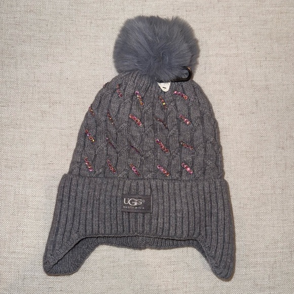 UGG dark heather gray beanie - Picture 1 of 3